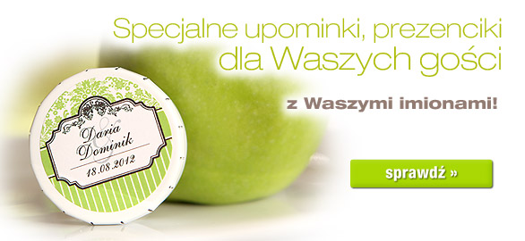 Upominki dla gości i rodziców