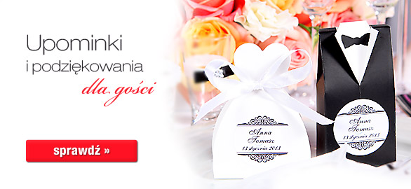 Upominki i prezenciki dla gości