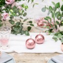Świece kule pływające mix kolorów idealne jako dekoracja stołów na weselu 
