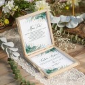 TABLICZKA na stolik z personalizacją kolekcja ślubna Wedding (+ramka)