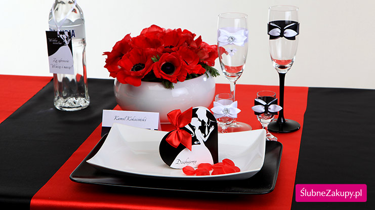 dekoracje stołu weselnego przykłady